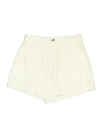 Pre-owned Universal Thread Khaki Shorts In Ivory