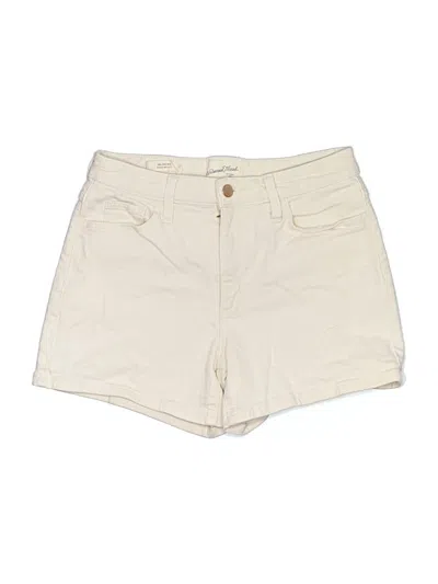Pre-owned Universal Thread Khaki Shorts In Ivory