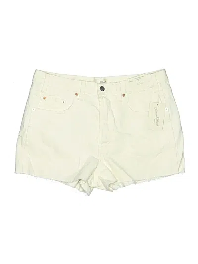 Pre-owned Universal Thread Khaki Shorts In Ivory
