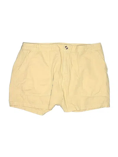 Pre-owned Universal Thread Khaki Shorts In Yellow