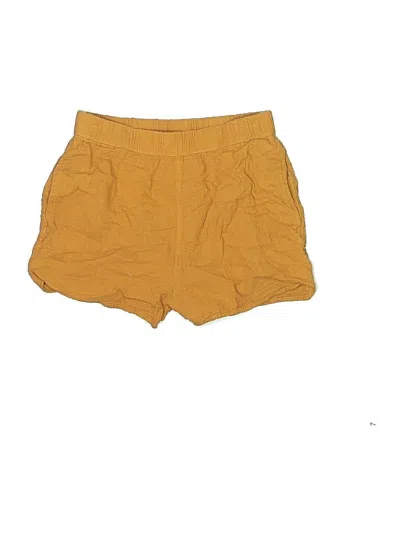 Pre-owned Universal Thread Khaki Shorts In Yellow
