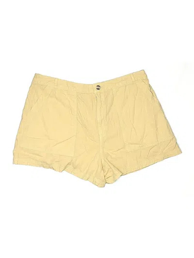 Pre-owned Universal Thread Khaki Shorts In Yellow