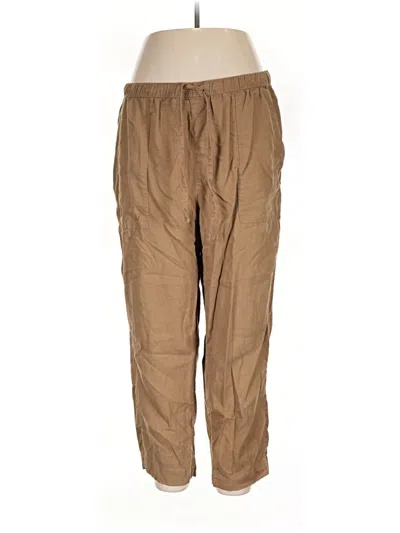 Pre-owned Universal Thread Linen Pants In Brown