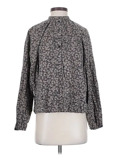 Pre-owned Universal Thread Long Sleeve Blouse In Gray