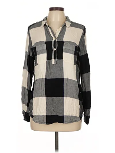 Pre-owned Universal Thread Long Sleeve Blouse In Gray