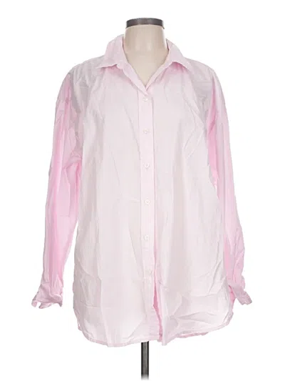 Pre-owned Universal Thread Long Sleeve Blouse In Pink