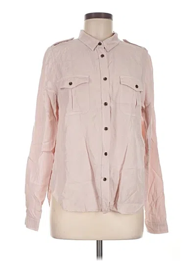 Pre-owned Universal Thread Long Sleeve Blouse In Pink