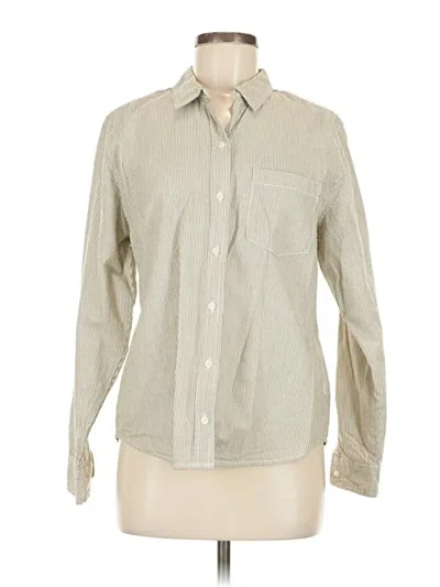 Pre-owned Universal Thread Long Sleeve Button Down Shirt In Brown