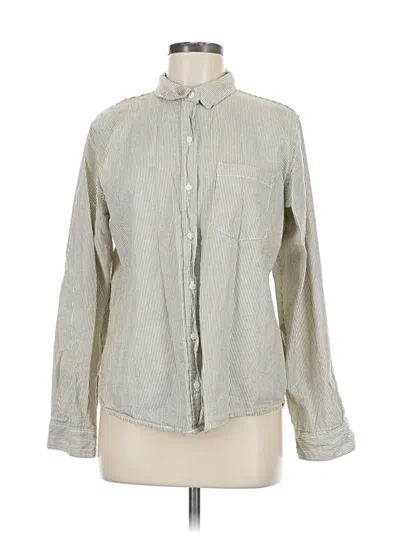 Pre-owned Universal Thread Long Sleeve Button Down Shirt In Gray