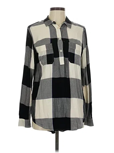 Pre-owned Universal Thread Long Sleeve Button Down Shirt In Gray