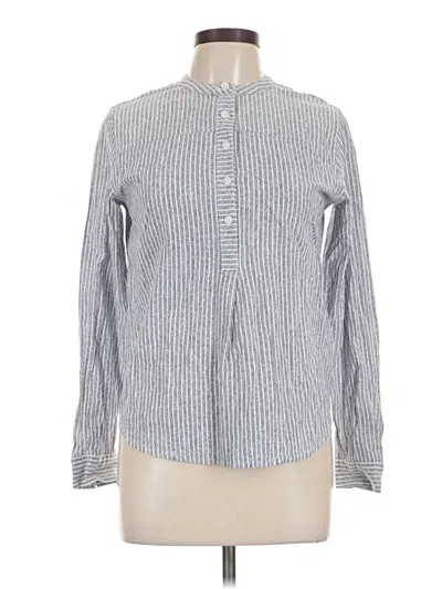 Pre-owned Universal Thread Long Sleeve Button Down Shirt In Gray