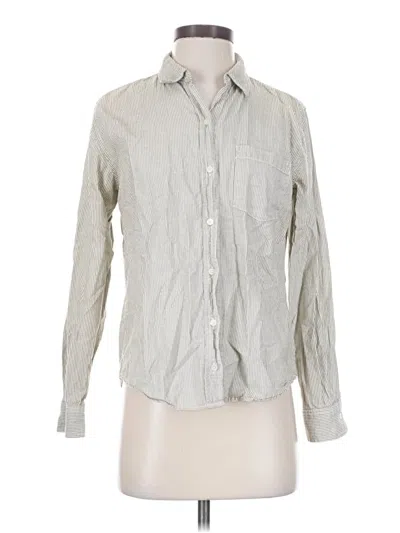 Pre-owned Universal Thread Long Sleeve Button Down Shirt In Gray