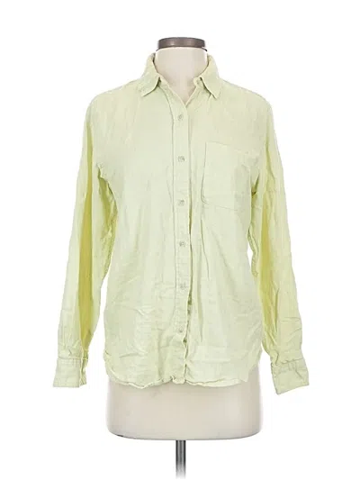 Pre-owned Universal Thread Long Sleeve Button Down Shirt In Green