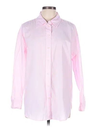 Pre-owned Universal Thread Long Sleeve Button Down Shirt In Pink