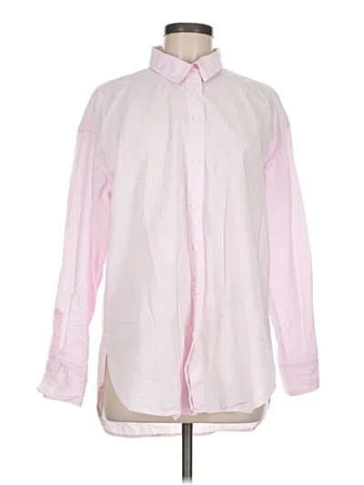 Pre-owned Universal Thread Long Sleeve Button Down Shirt In Pink