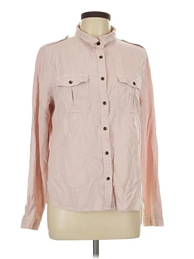 Pre-owned Universal Thread Long Sleeve Button Down Shirt In Pink