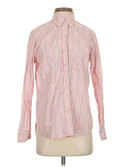 Pre-owned Universal Thread Long Sleeve Button Down Shirt In Pink