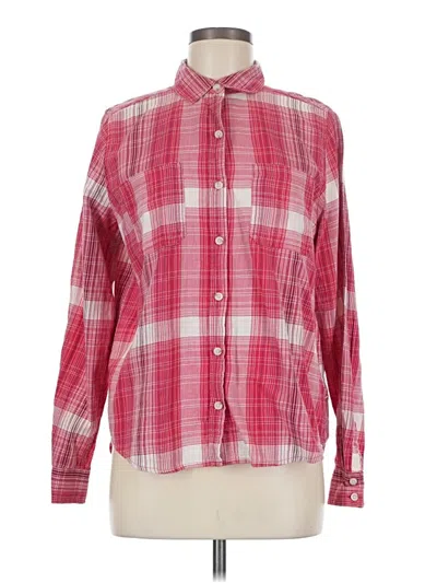 Pre-owned Universal Thread Long Sleeve Button Down Shirt In Pink