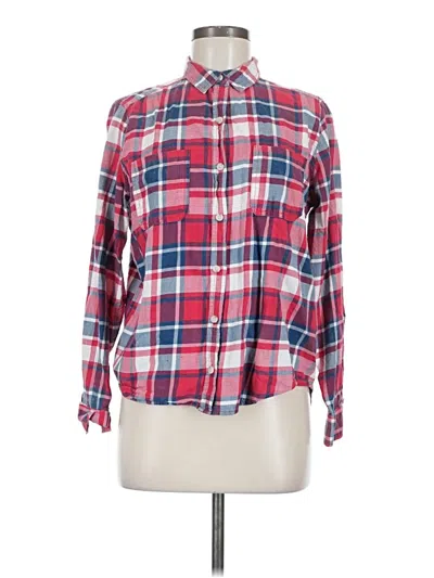 Pre-owned Universal Thread Long Sleeve Button Down Shirt In Pink