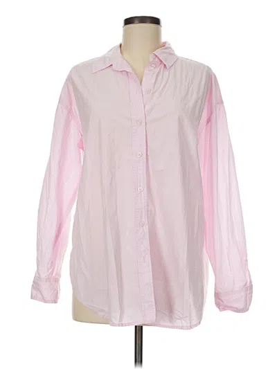 Pre-owned Universal Thread Long Sleeve Button Down Shirt In Pink