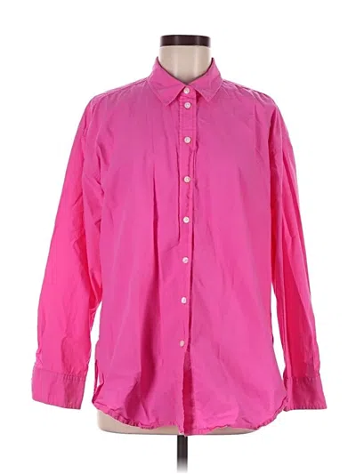 Pre-owned Universal Thread Long Sleeve Button Down Shirt In Pink