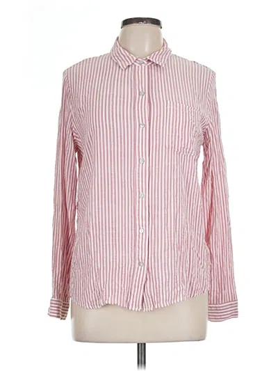 Pre-owned Universal Thread Long Sleeve Button Down Shirt In Red