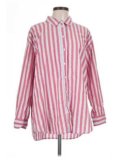 Pre-owned Universal Thread Long Sleeve Button Down Shirt In Red