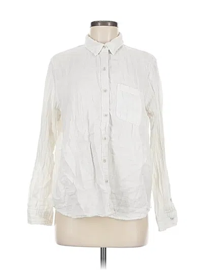 Pre-owned Universal Thread Long Sleeve Button Down Shirt In White