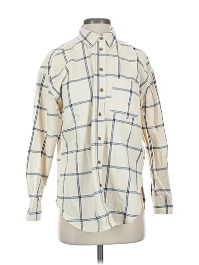 Pre-owned Universal Thread Long Sleeve Button Down Shirt In White