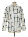 Universal Thread Long Sleeve Button Down Shirt In White