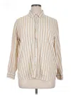 Universal Thread Long Sleeve Button Down Shirt In White