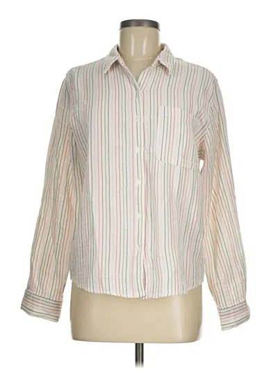 Pre-owned Universal Thread Long Sleeve Button Down Shirt In White