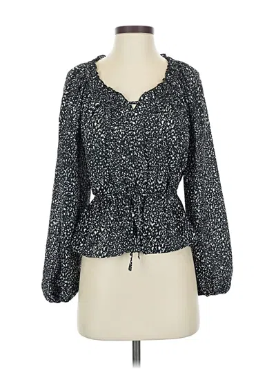 Pre-owned Universal Thread Long Sleeve T-shirt In Black