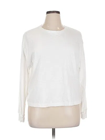 Pre-owned Universal Thread Long Sleeve T-shirt In White