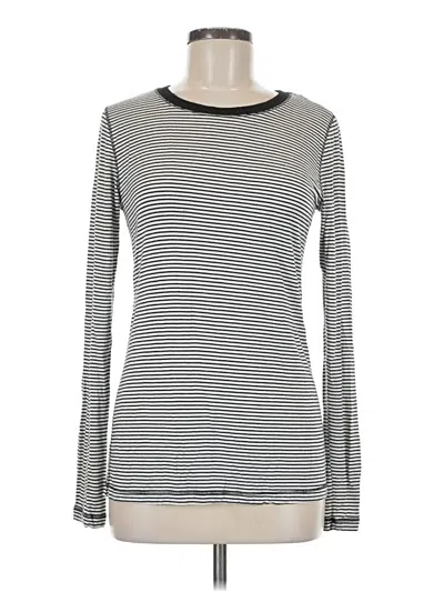 Pre-owned Universal Thread Long Sleeve Top Gray Boatneck Tops