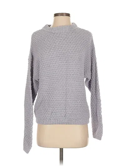 Pre-owned Universal Thread Long Sleeve Top Gray Turtleneck Tops