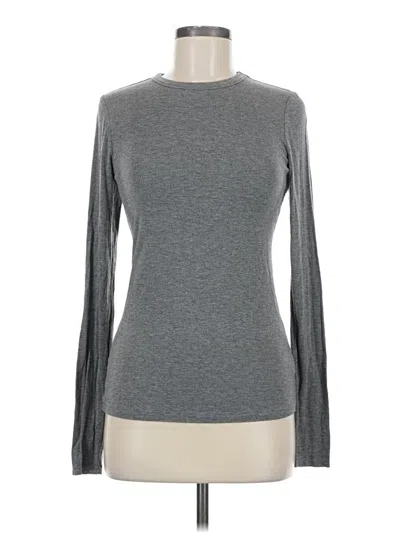 Pre-owned Universal Thread Long Sleeve Top Gray Turtleneck Tops