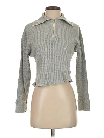 Pre-owned Universal Thread Long Sleeve Top Gray Turtleneck Tops