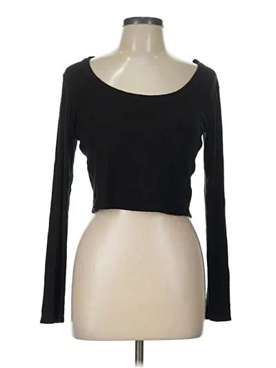 Pre-owned Universal Thread Long Sleeve T-shirt In Black
