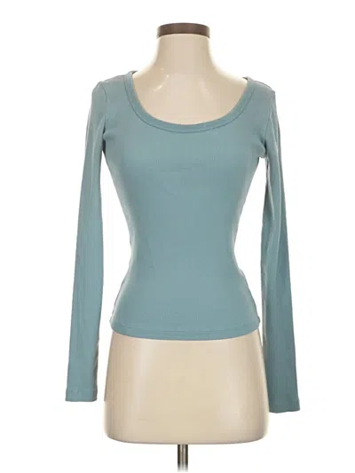 Pre-owned Universal Thread Long Sleeve T-shirt In Blue