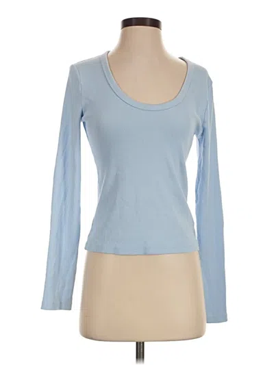 Pre-owned Universal Thread Long Sleeve T-shirt In Blue