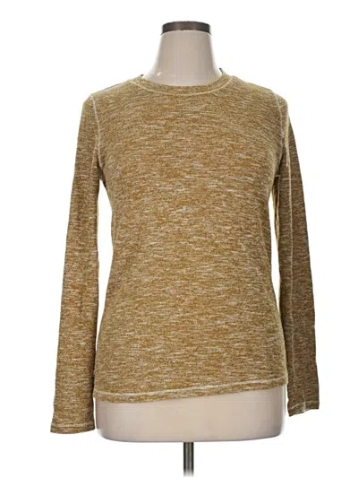 Pre-owned Universal Thread Long Sleeve T-shirt In Gold