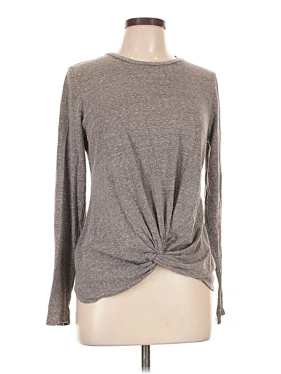Pre-owned Universal Thread Long Sleeve T-shirt In Gray
