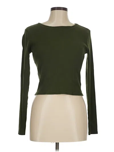 Pre-owned Universal Thread Long Sleeve T-shirt In Green