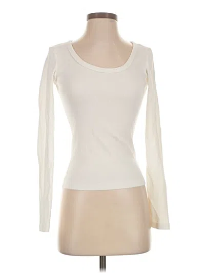 Pre-owned Universal Thread Long Sleeve T-shirt In Ivory