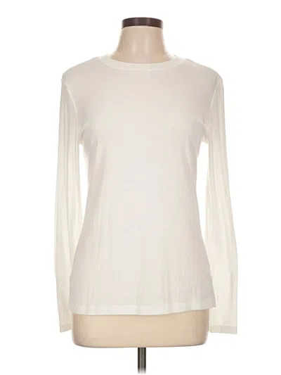 Pre-owned Universal Thread Long Sleeve T-shirt In Ivory
