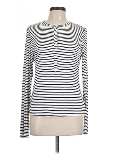 Pre-owned Universal Thread Long Sleeve T-shirt In Ivory