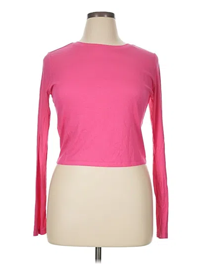Pre-owned Universal Thread Long Sleeve T-shirt In Pink
