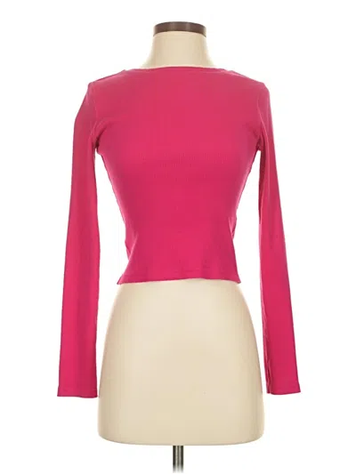 Pre-owned Universal Thread Long Sleeve T-shirt In Pink