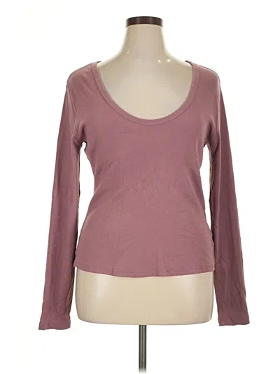 Pre-owned Universal Thread Long Sleeve T-shirt In Pink
